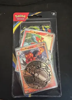 Pokemon TCG: Phantasmal Flames Checklane Blister Ethan’s Magcargo Factory Sealed - Image 1