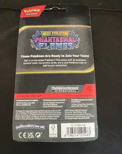 Pokemon TCG: Phantasmal Flames Checklane Blister Ethan’s Magcargo Factory Sealed - Image 2