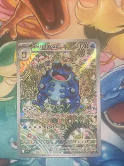 Seismitoad 105/086 - Pokemon TCG - Black Bolt Illustration Rare Holo - M/NM - Image 1