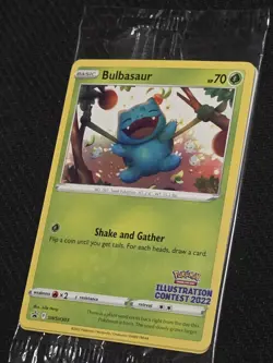 Pokemon TCG Bulbasaur (Arcanine & Greninja) Illustration Contest 2022 *Sealed* - Image 2