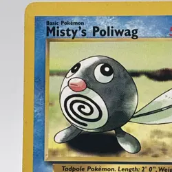 Pokemon Misty's Poliwag 87/132 Gym Heroes Unlimited WOTC Vintage NM - Image 2