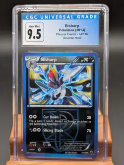 2013 Pokemon Plasma Freeze Bisharp Reverse Holo #74 CGC Gem Mint 9.5/10 - Image 1