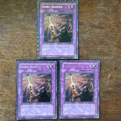 Yu-Gi-Oh! TCG | (x3) Spirit Barrier [SOD-EN051] 1st Editions | NearMint - Image 1