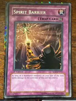 Yu-Gi-Oh! TCG | (x3) Spirit Barrier [SOD-EN051] 1st Editions | NearMint - Image 2