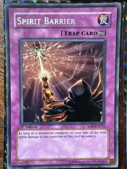 Yu-Gi-Oh! TCG | (x3) Spirit Barrier [SOD-EN051] 1st Editions | NearMint - Image 3