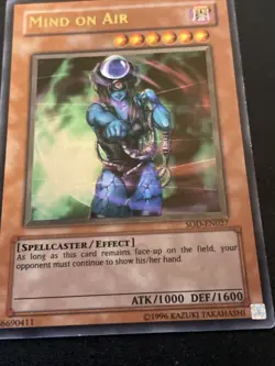 Yugioh SOD-EN027 Mind on Air Ultimate Rare Unlimited Vintage Original - Image 3