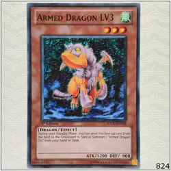 Armed Dragon LV3 - SDDL-EN018 - Common 1st Edition Yugioh - Image 1
