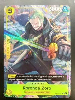 Roronoa Zoro (Illustration Box Vol.3) OP07-113 One Piece Promotion Cards Foil NM - Image 1