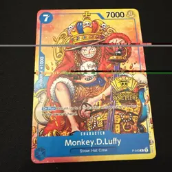 Monkey.D.Luffy (2nd Anniversary Stamped Promo) P-043 One Piece Promo Card - Image 1