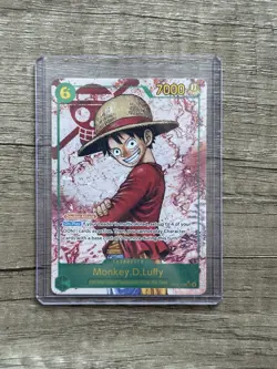 One Piece TCG Monkey.D.Luffy Secret Alt Art OP13-118 - Image 1