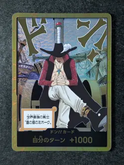 2025 One Piece Japanese Azure Sea's Seven DRACULE MIHAWK Gold Don #OP14 - Image 1