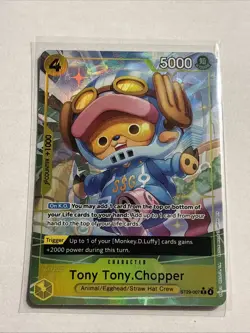 One Piece TCG Tony Tony Chopper ST29-007 Full Art Starter Deck 29 Egghead - Image 1