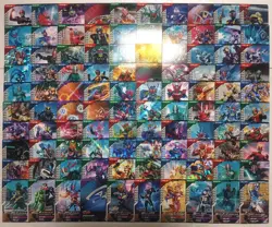 Lot of 100 Japanese Kamen Rider Battle: GANBA LEGENDS Normal & Rare Card Set - Image 1