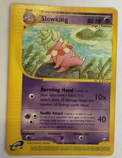 Pokemon Card - Slowking Aquapolis 34/147 Rare Non Holo LP - Image 1