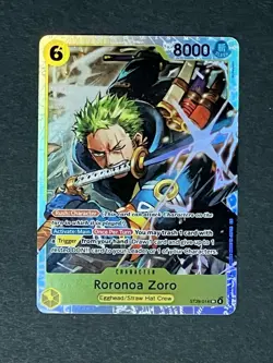 One Piece Roronoa Zoro ST29-014 SR Card Egghead Starter Deck English - Image 1