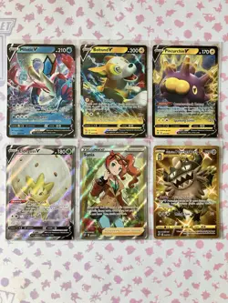 Pokemon TCG Rebel Clash Lot of 6 Full Art Holo Cards Sonya Hyper Rare Gold - Image 1
