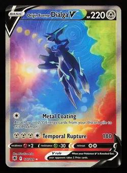 Origin Forme Dialga V 177/189 Alternate Art Astral Radiance Pokemon Card - Image 1