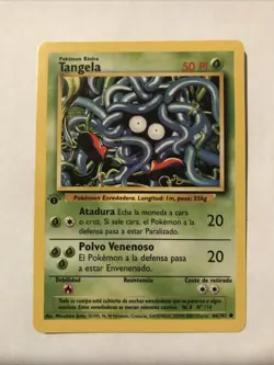 Tangela 1st Edition Base Set Spanish Common NM 66/102 Card - Image 1
