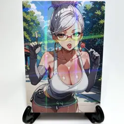 Dandadan Seiko Ayase Sexy Anime Waifu Girl Goddess Story Holographic Art Card - Image 1