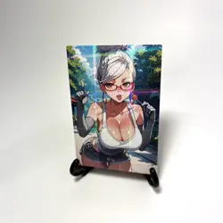 Dandadan Seiko Ayase Sexy Anime Waifu Girl Goddess Story Holographic Art Card - Image 2