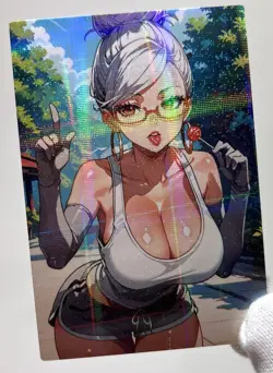 Dandadan Seiko Ayase Sexy Anime Waifu Girl Goddess Story Holographic Art Card - Image 3