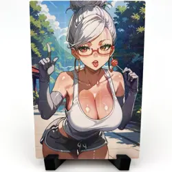 Dandadan Seiko Ayase Sexy Anime Waifu Girl Goddess Story Holographic Art Card - Image 4
