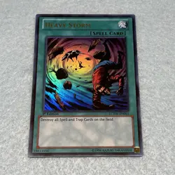 1x Yugioh Heavy Storm LCYW Ultra Rare 1st Edition Card NM - Image 1