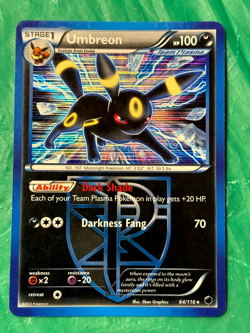 Pokemon - Umbreon (Team Plasma) 64/116 Reverse Holo - Plasma Freeze LP Card - Image 1