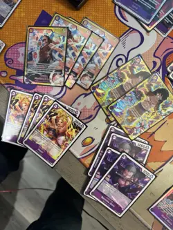 Bandai One Piece Card Game Black Purple Luffy Competitive deck, with alt art. - Image 3