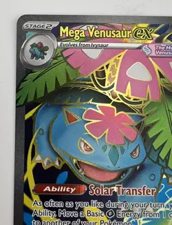Mega Venusaur EX 155/132 Mega Evolution ENGLISH Pokemon TCG Card NM Ultra Rare - Image 4