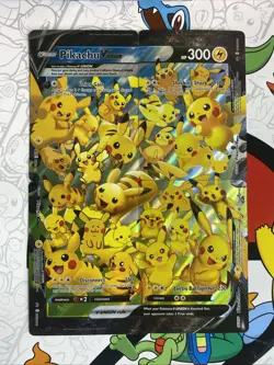 Pokemon TCG Pikachu V-Union Black Star Promo Complete Set of 4 SWSH Promo Cards - Image 1