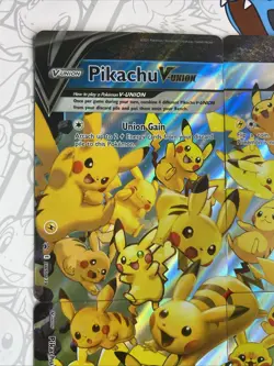 Pokemon TCG Pikachu V-Union Black Star Promo Complete Set of 4 SWSH Promo Cards - Image 3