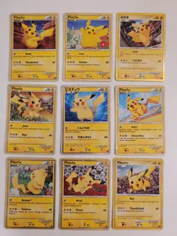 2010 Pikachu World Collection Promo Card Set LP-NM - Image 1