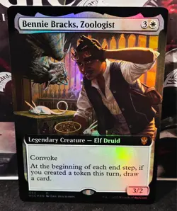 magic the gathering - FOIL! - Bennie Bracks, Zoologist - Legendary Creature - Image 1