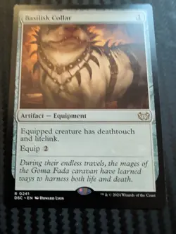 Basilisk Collar Commander: Duskmourn: House of Horror Regular - Image 1