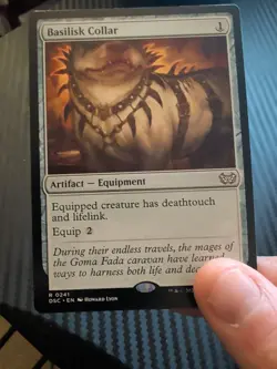 Basilisk Collar Commander: Duskmourn: House of Horror Regular - Image 3