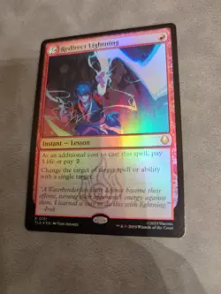 REDIRECT LIGHTNING FOIL - Rare - TLA Avatar MTG ATLA #0151 - Image 2