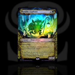 Mutable Explorer •Showcase Foil• Rare Shapeshifter Creature - Lorwyn Eclipsed - Image 1
