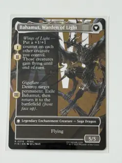 Dion Bahamut's Dominant - Borderless - 376 - Final Fantasy - NM/M - In hand! - Image 2