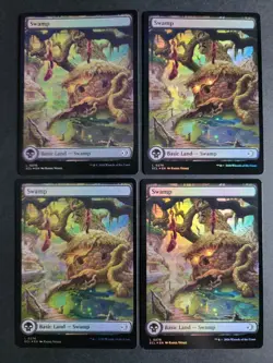 Swamp 0276 (X4 Foil) Land MTG Lorwyn Eclipsed - Image 1