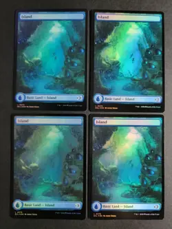Island 0275 (X4 Foil) Land MTG Lorwyn Eclipsed - Image 1