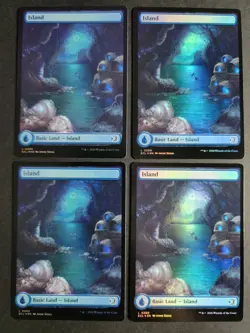 Island 0280 (X4 Foil) Land MTG Lorwyn Eclipsed - Image 1