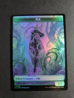Elk / Oko, Shadowmoor Scion (Foil) Token MTG Lorwyn Eclipsed - Image 1