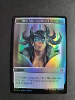 Elk / Oko, Shadowmoor Scion (Foil) Token MTG Lorwyn Eclipsed - Image 2