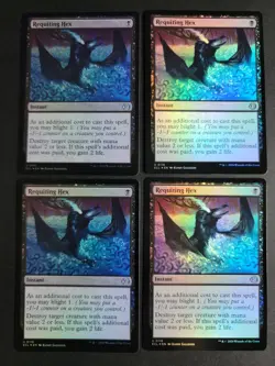 Requiting Hex (X4 Foil) Uncommon MTG Lorwyn Eclipsed - Image 1