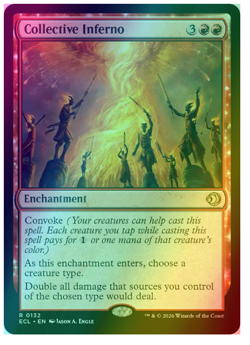 Collective Inferno - Foil Lorwyn Eclipsed MTG - Image 1