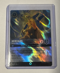 Disney Lorcana Rise of the Floodborn Hercules Enchanted 215/204 - Image 3