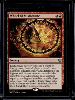 1x MTG Wheel of Misfortune - Commander Legends (CMR) #211 - Magic the Gathering - Image 1