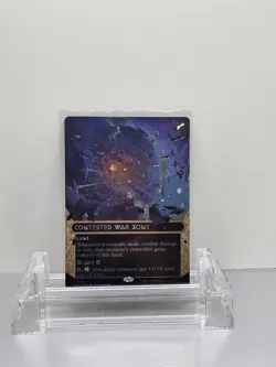 Contested War Zone 098 Borderless Galaxy Foil - Edge of Eternities MTG - Image 2