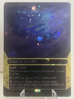 1x - Sunken Citadel - GALAXY FOIL BORDERLESS #131 - Stellar Sights - NM MTG - Image 3